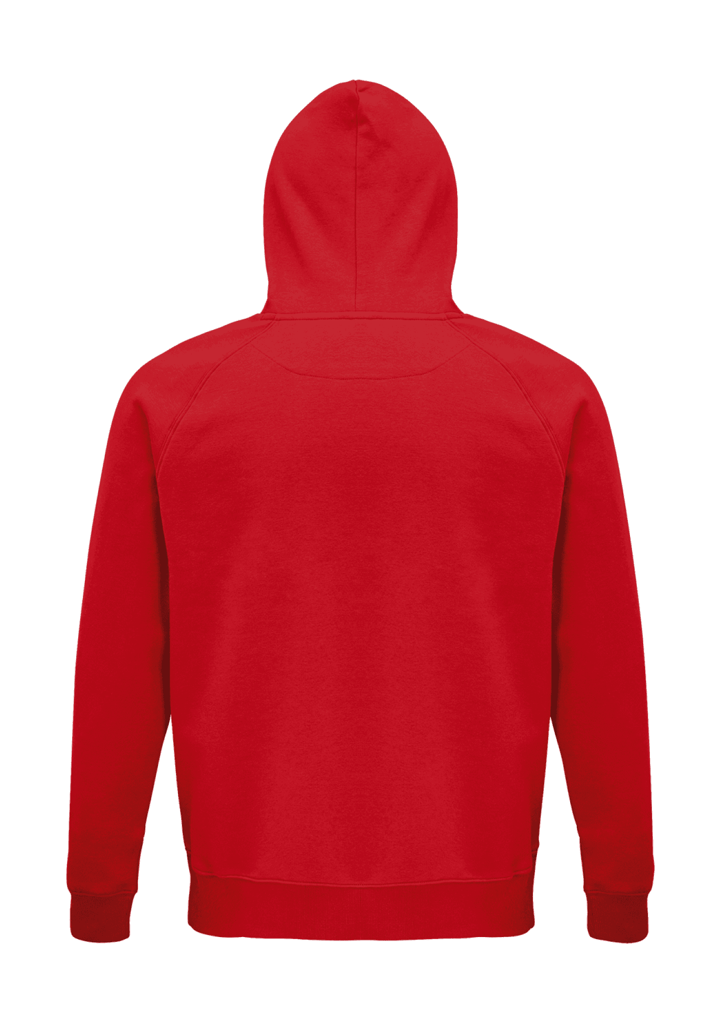 Sweat à capuche rouge bio 014 BOXING CLUB ELANCOURT - BCE14_-STELLARROUGEDOS